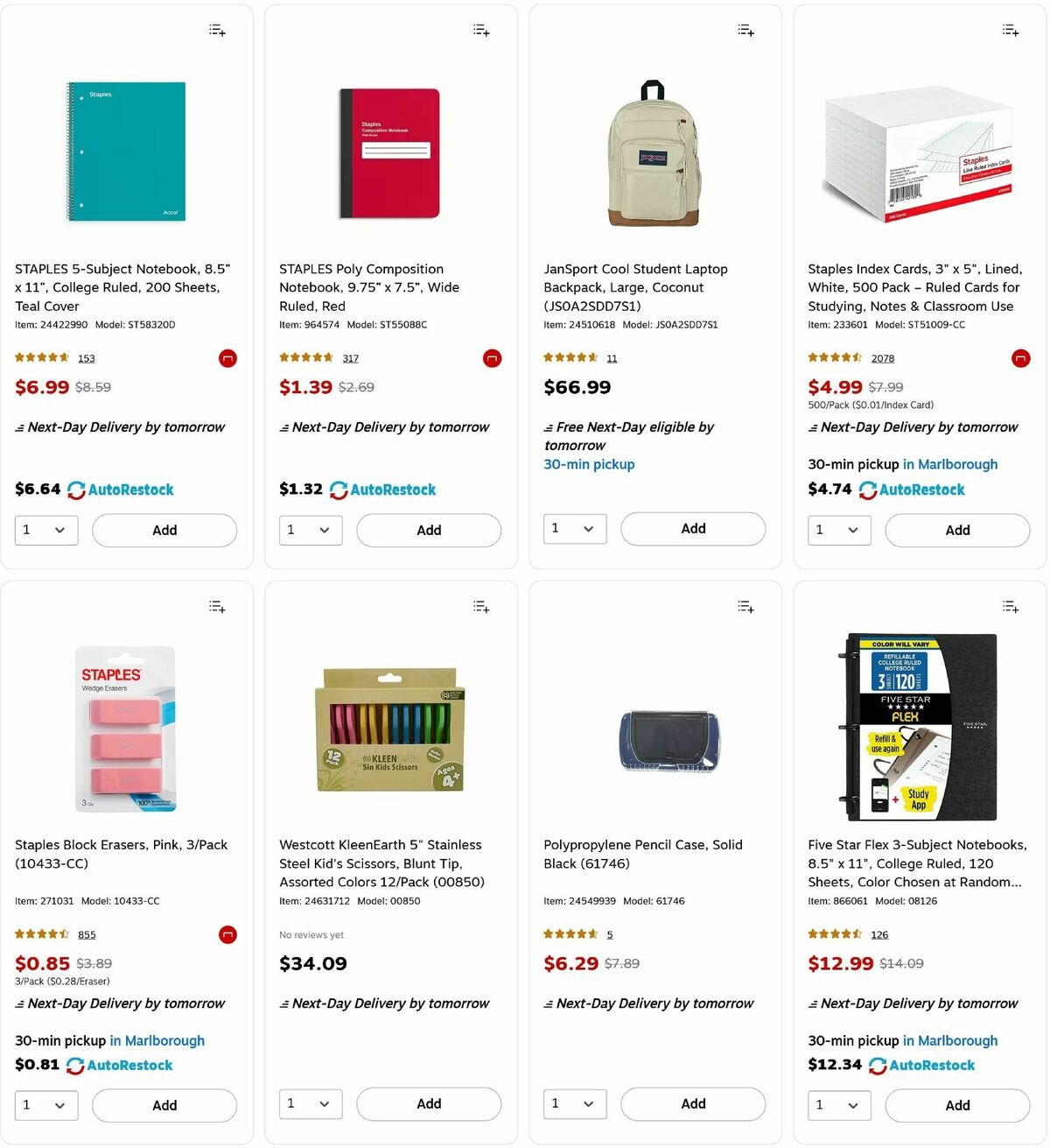 Staples Weekly Ad from July 6