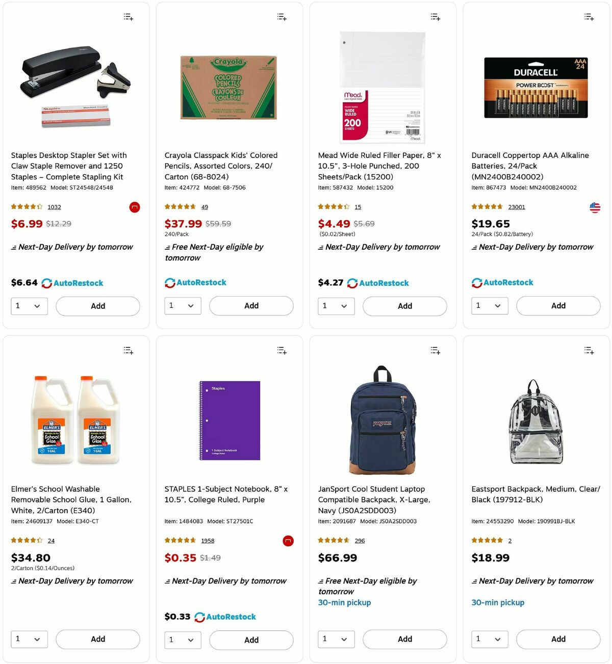 Staples Weekly Ad from July 6