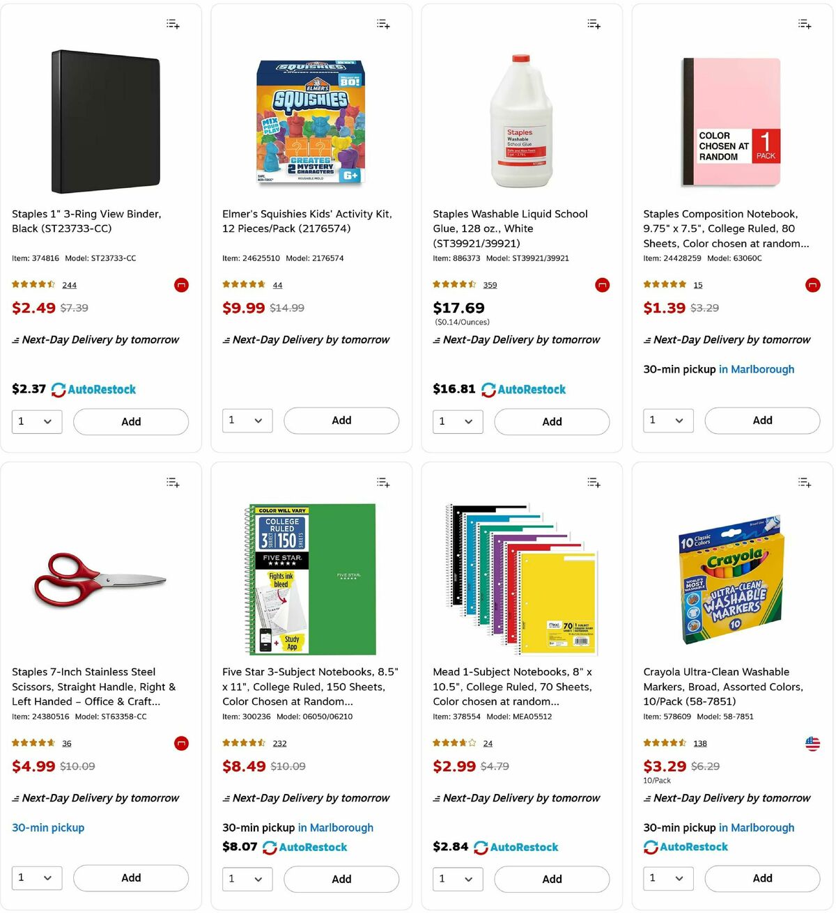 Staples Weekly Ad from July 6