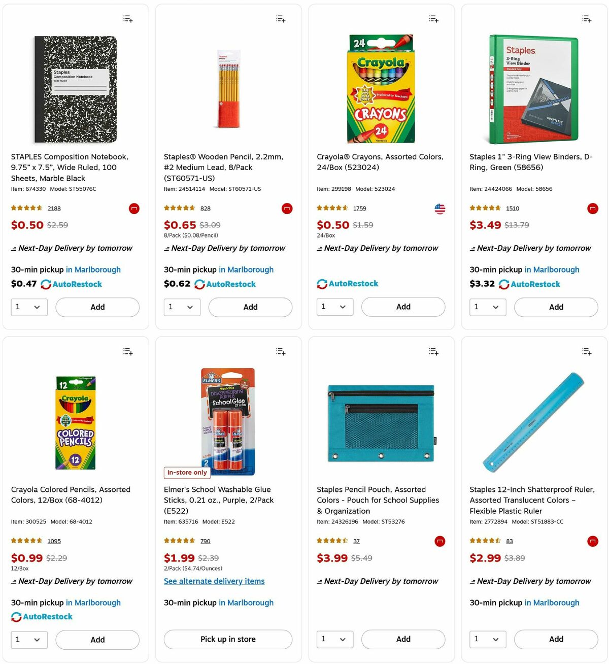 Staples Weekly Ad from July 6