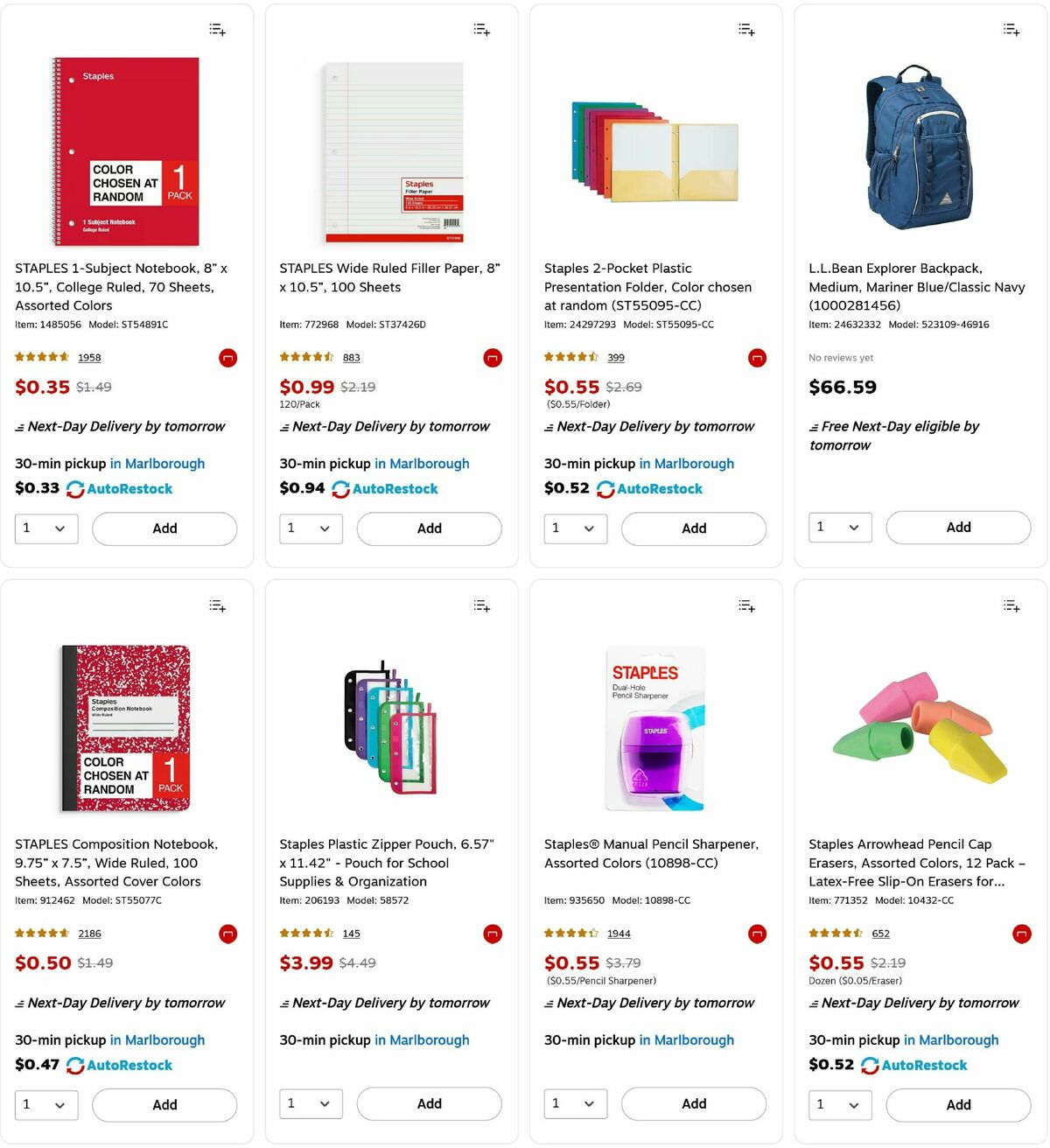 Staples Weekly Ad from July 6
