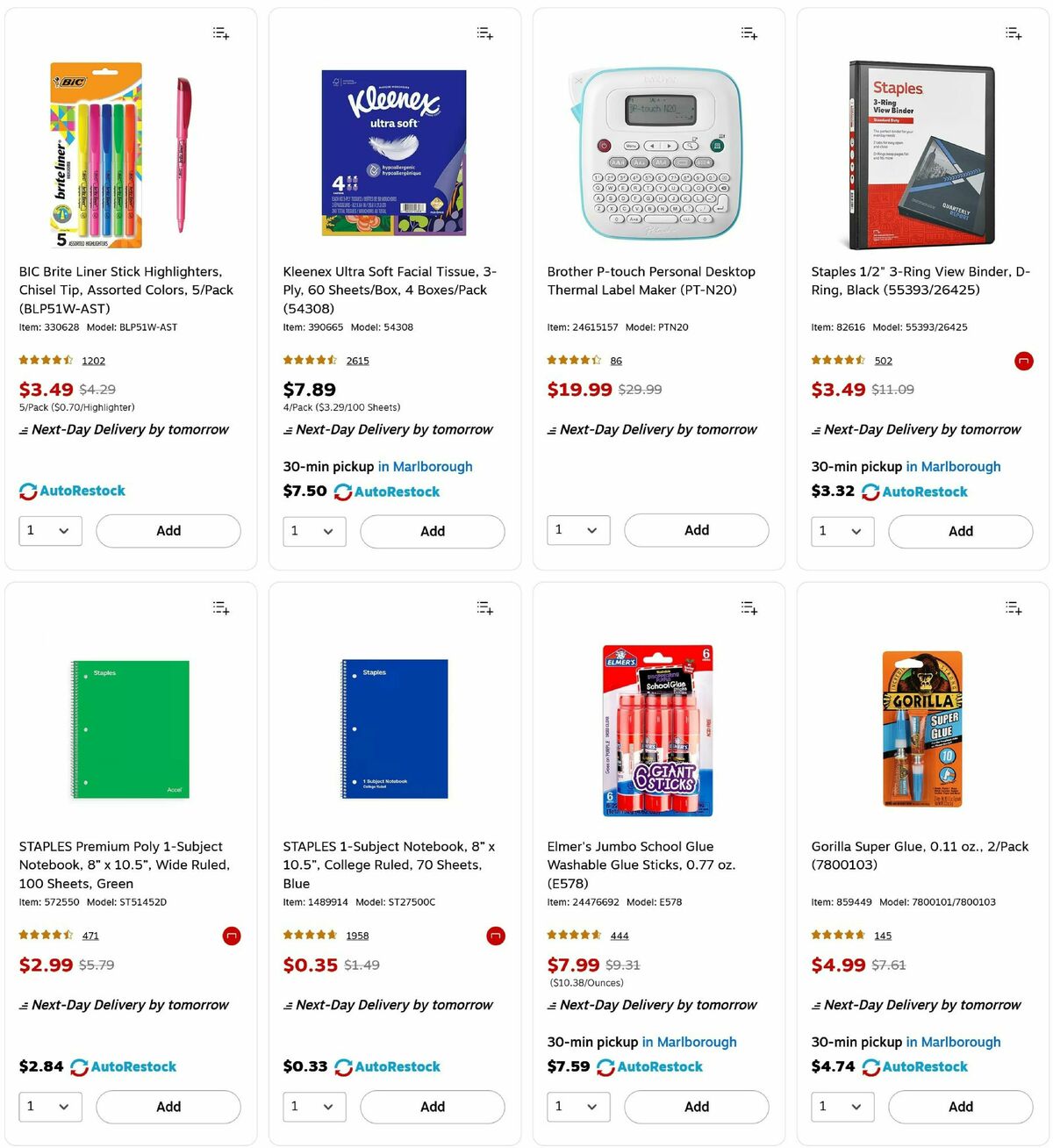 Staples Weekly Ad from July 6