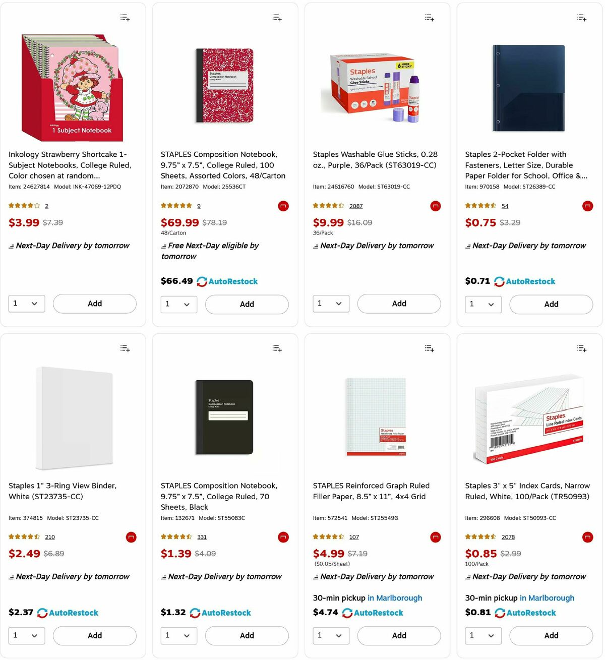 Staples Weekly Ad from July 6