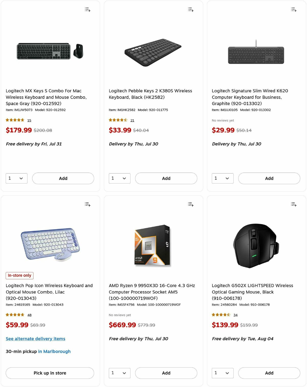 Staples Weekly Ad from July 26