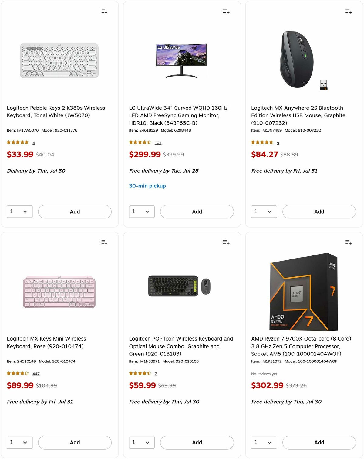 Staples Weekly Ad from July 26