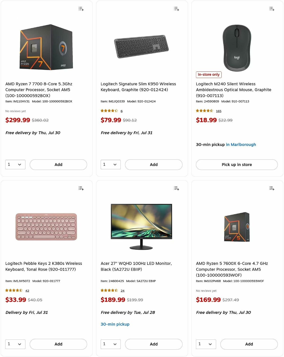 Staples Weekly Ad from July 26