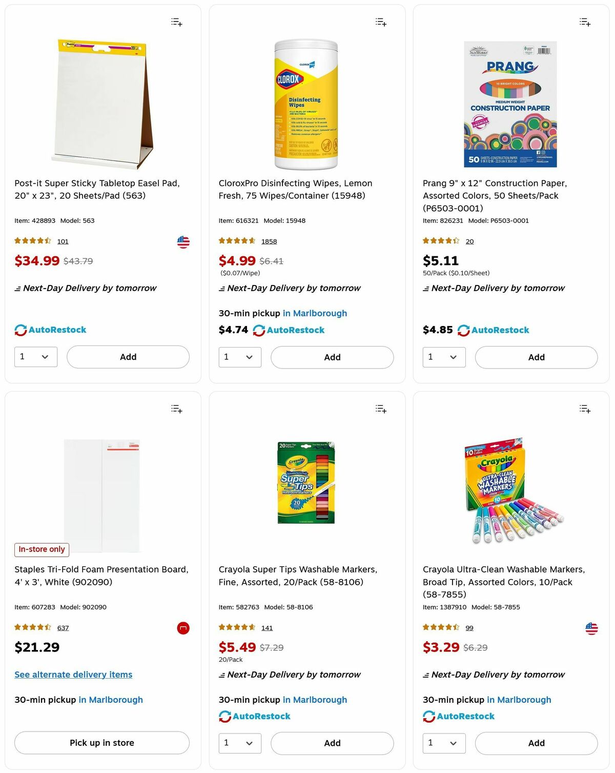 Staples Weekly Ad from August 3