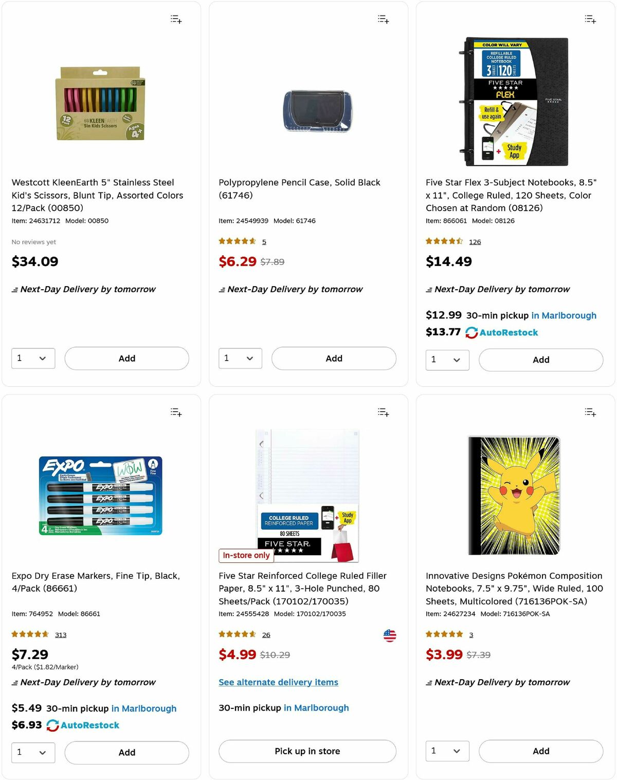 Staples Weekly Ad from August 31