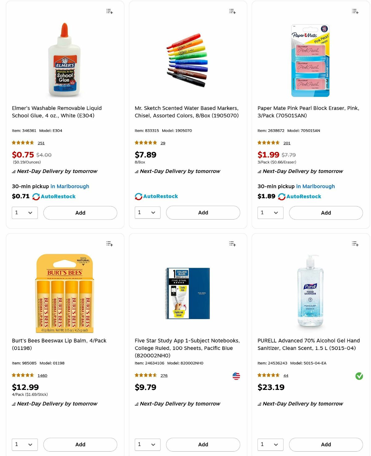 Staples Weekly Ad from August 31