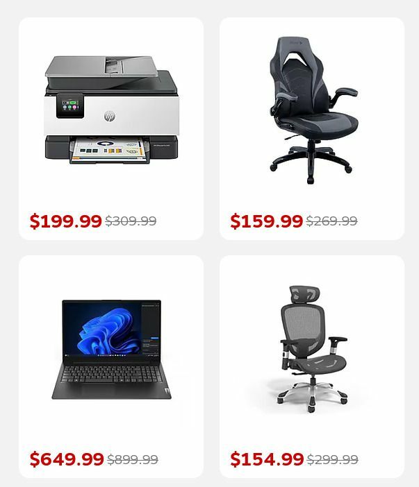 Staples Weekly Ad from September 28