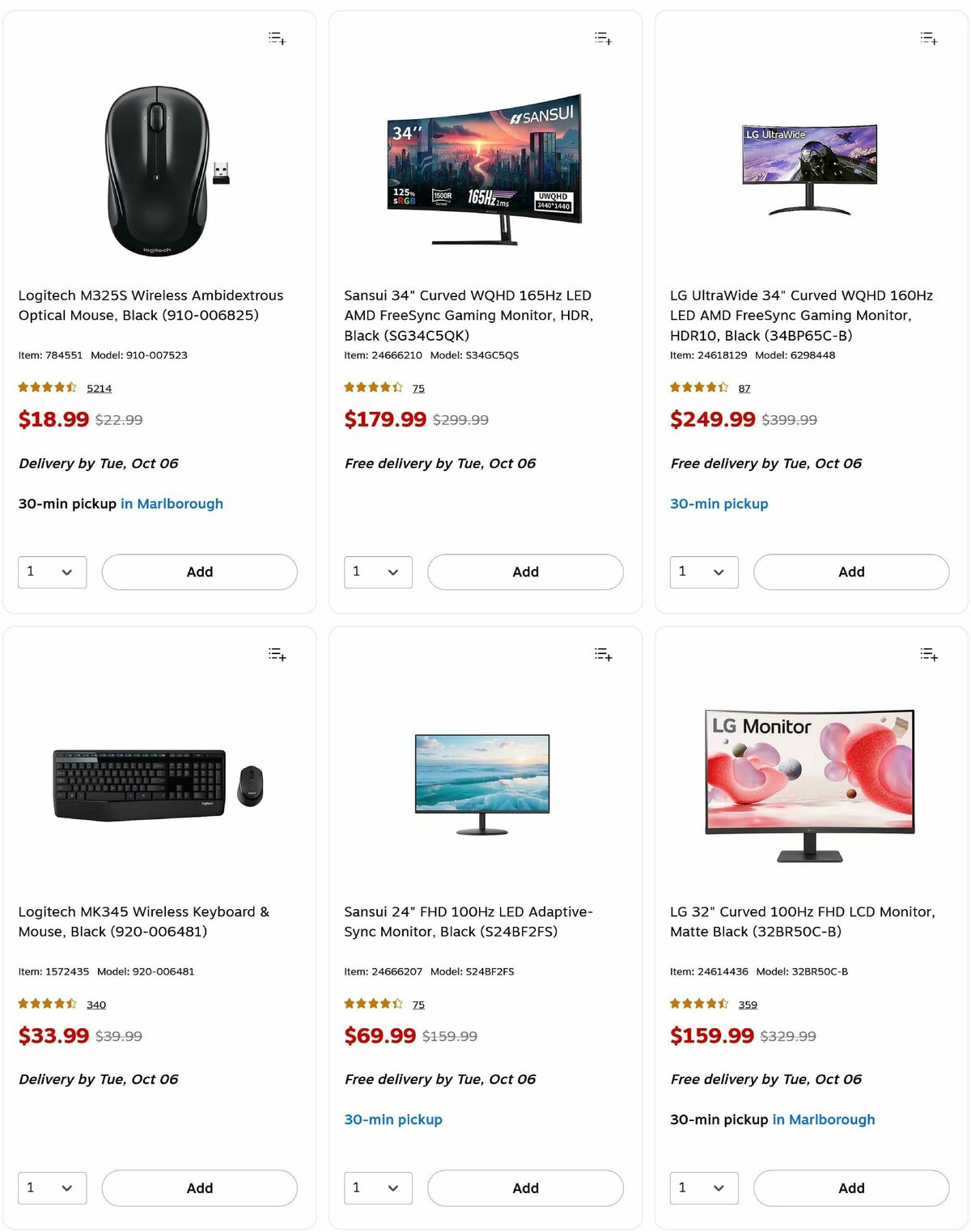 Staples Weekly Ad from October 5