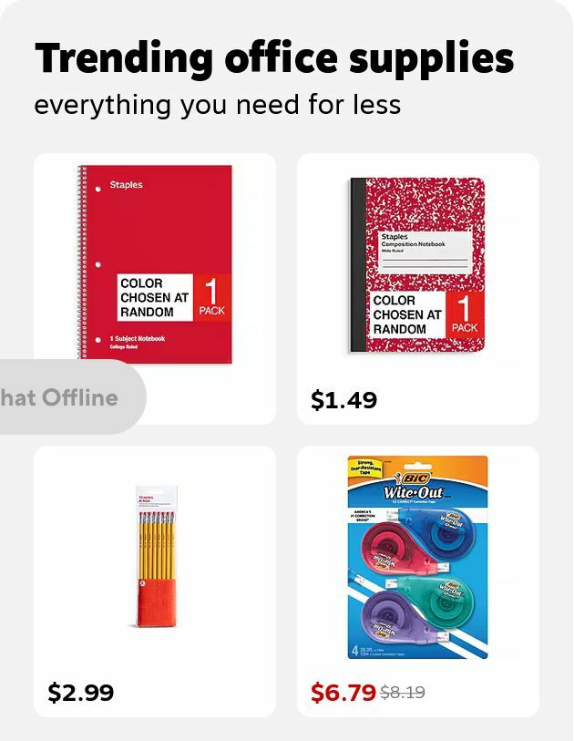 Staples Weekly Ad from October 12