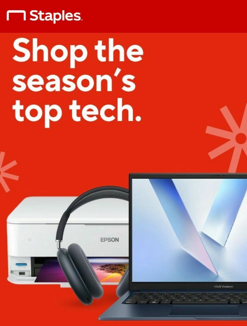 Staples Weekly Ad from October 18