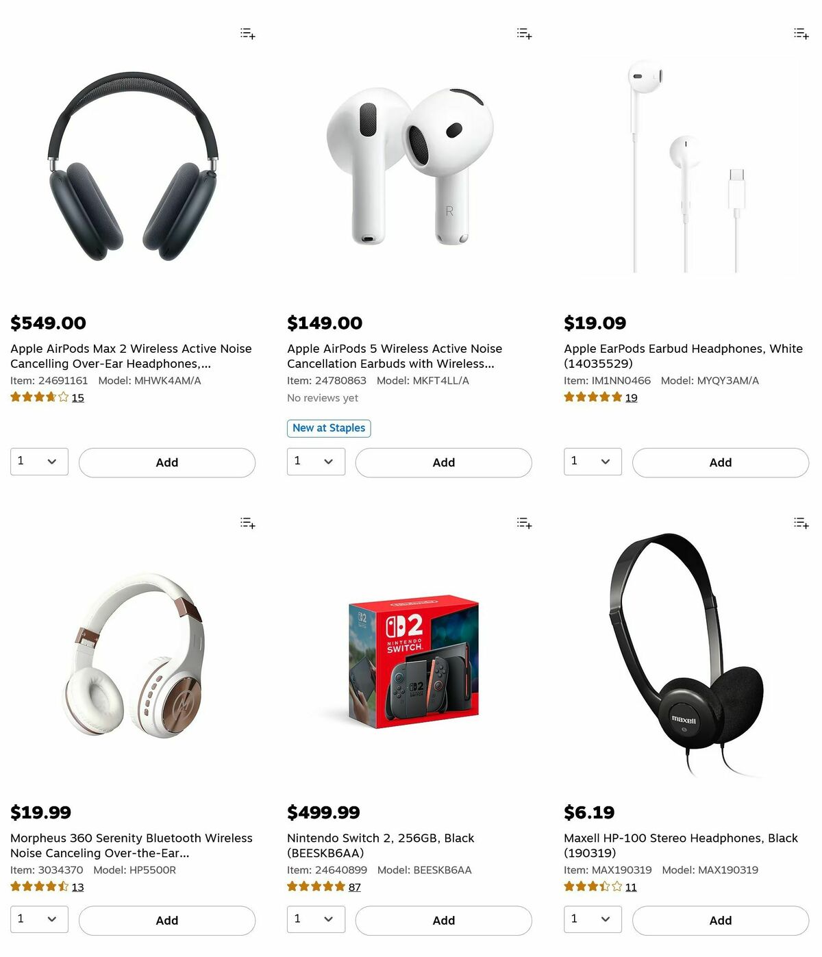 Staples Weekly Ad from October 18