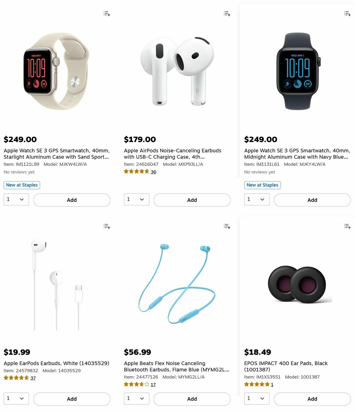 Staples Weekly Ad from October 18