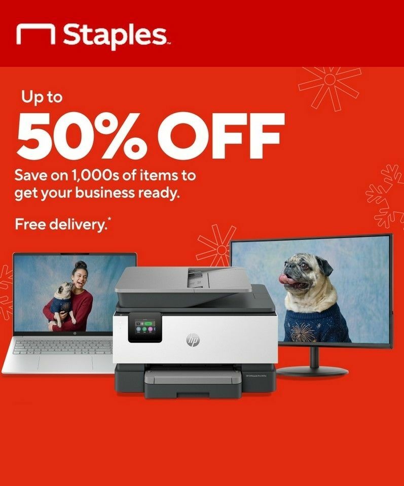 Staples Weekly Ad from October 26