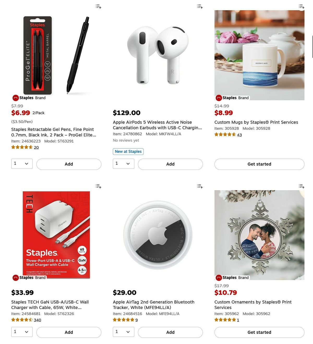 Staples Weekly Ad from October 26