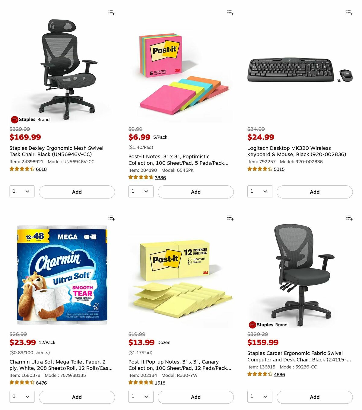 Staples Weekly Ad from October 26