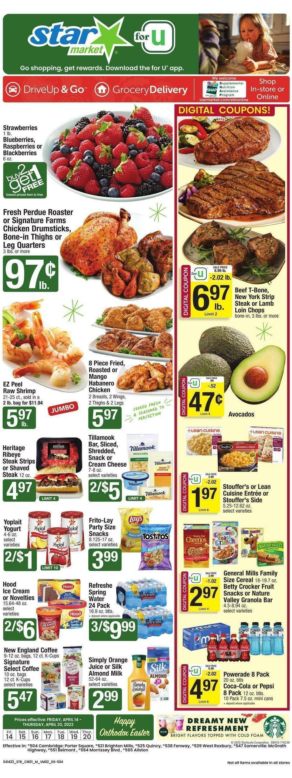 Star Market Weekly Ad from April 14
