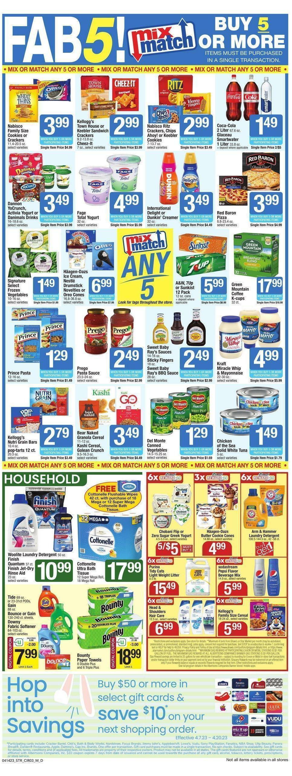 Star Market Weekly Ad from April 14