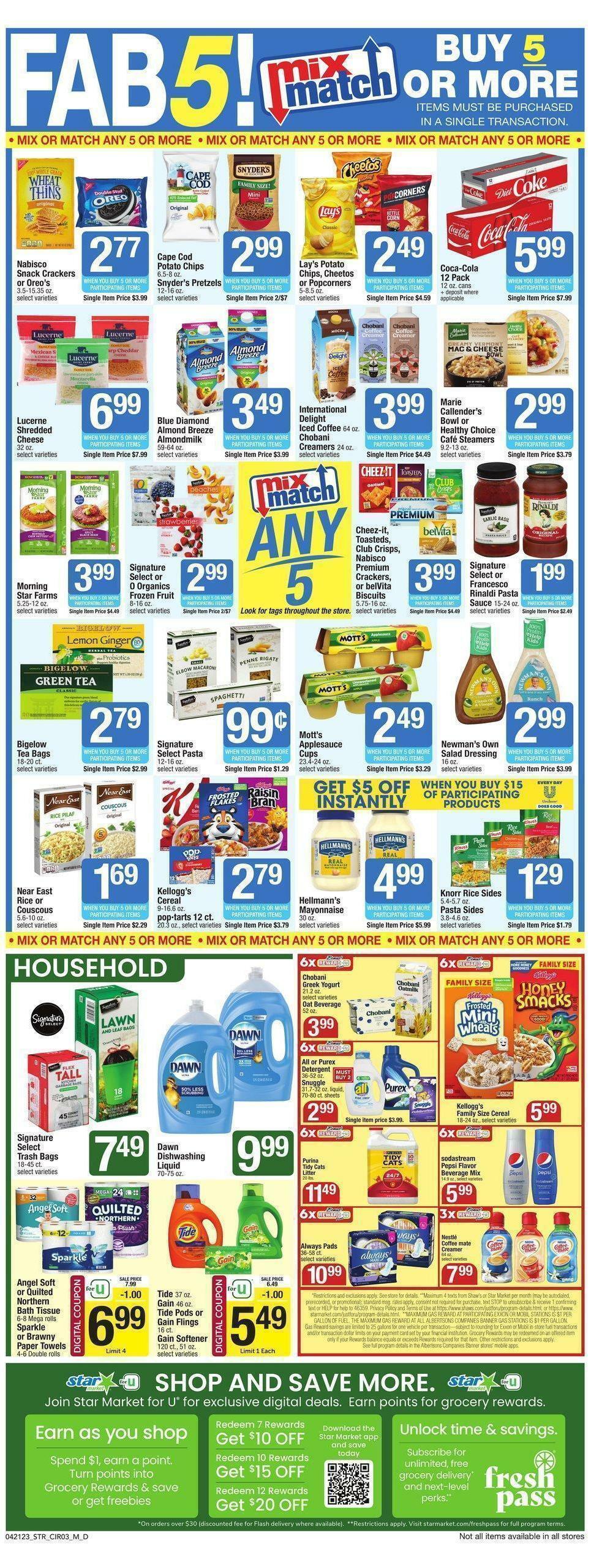 Star Market Weekly Ad from April 21