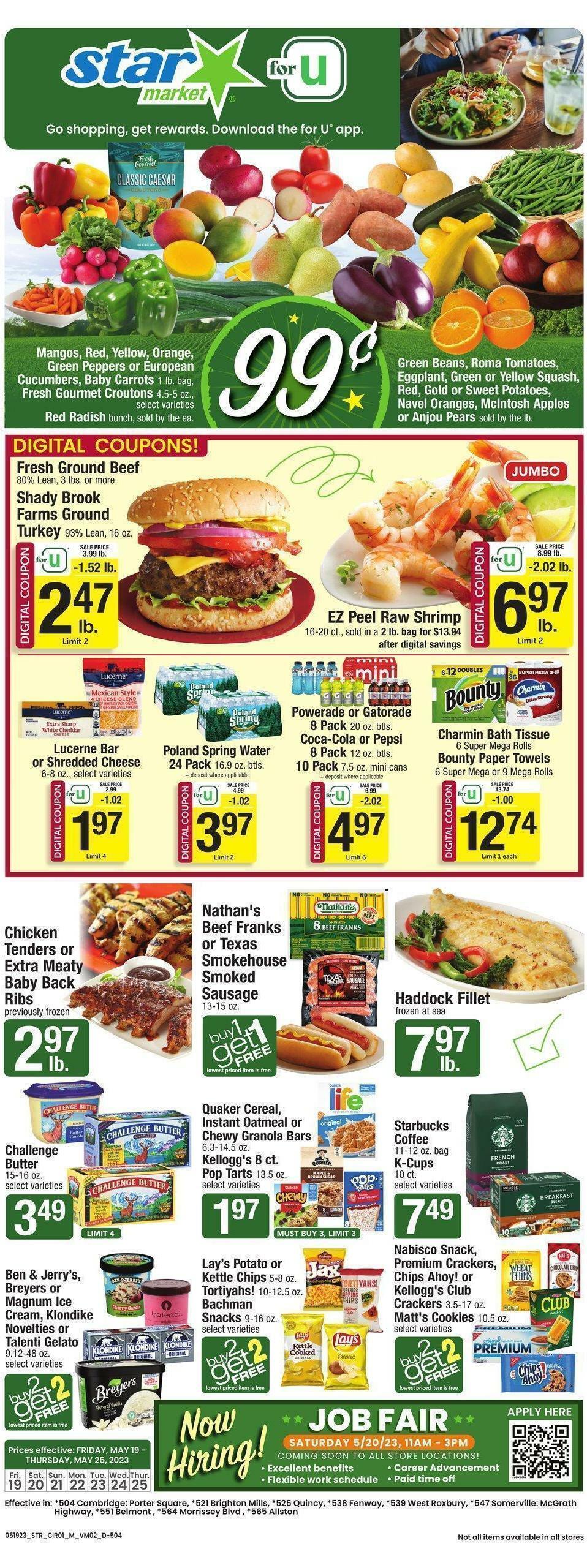 Star Market Weekly Ad from May 19