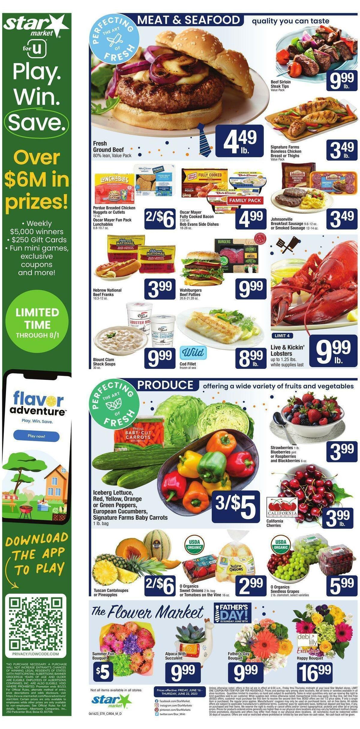 Star Market Weekly Ad from June 16