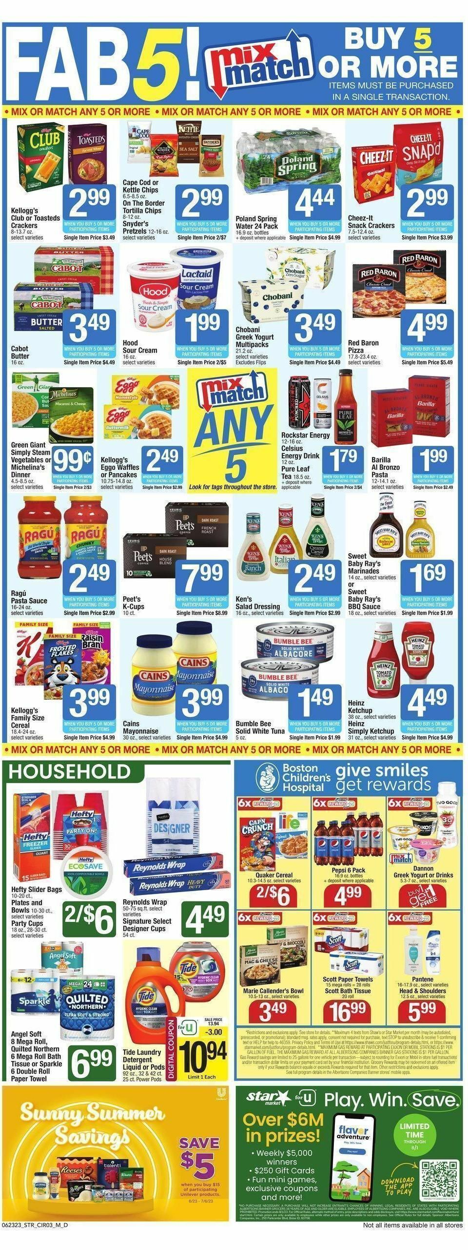Star Market Weekly Ad from June 23