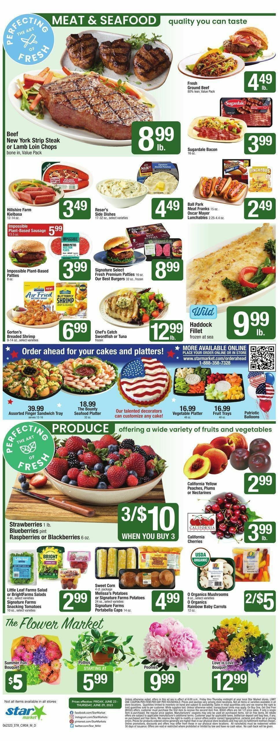 Star Market Weekly Ad from June 23