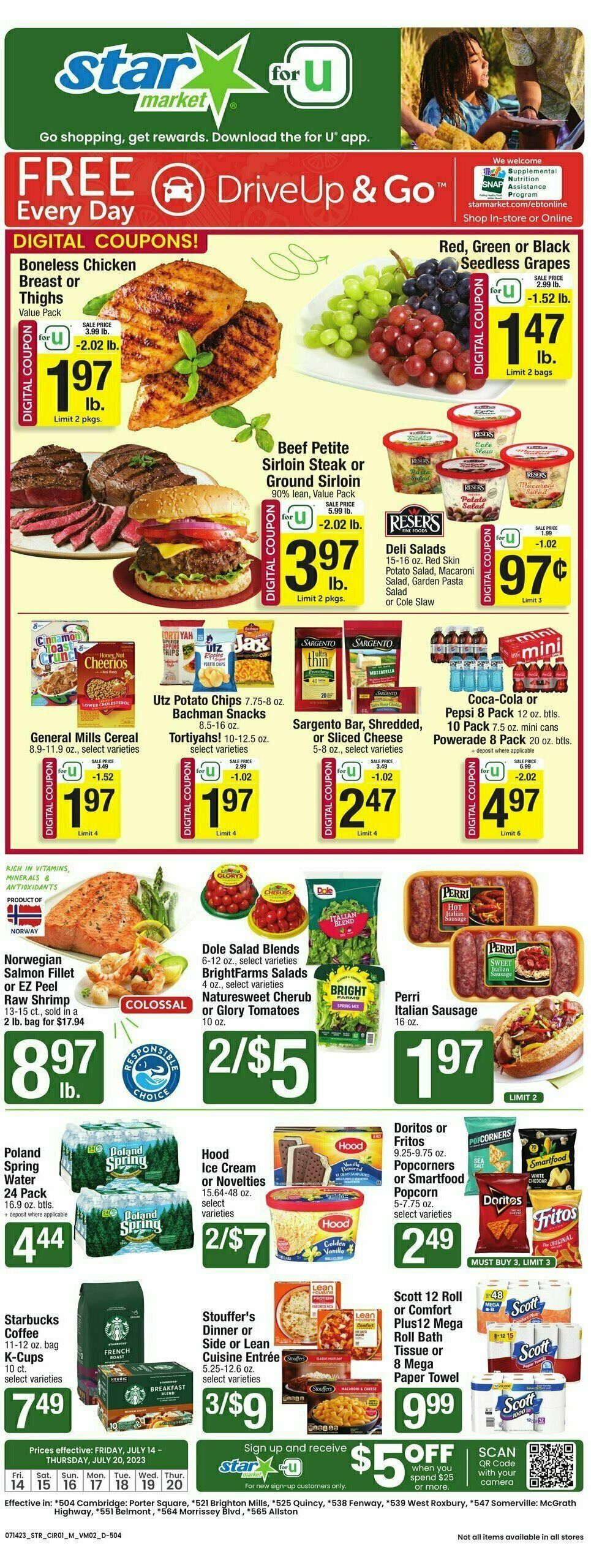 Star Market Weekly Ad from July 14