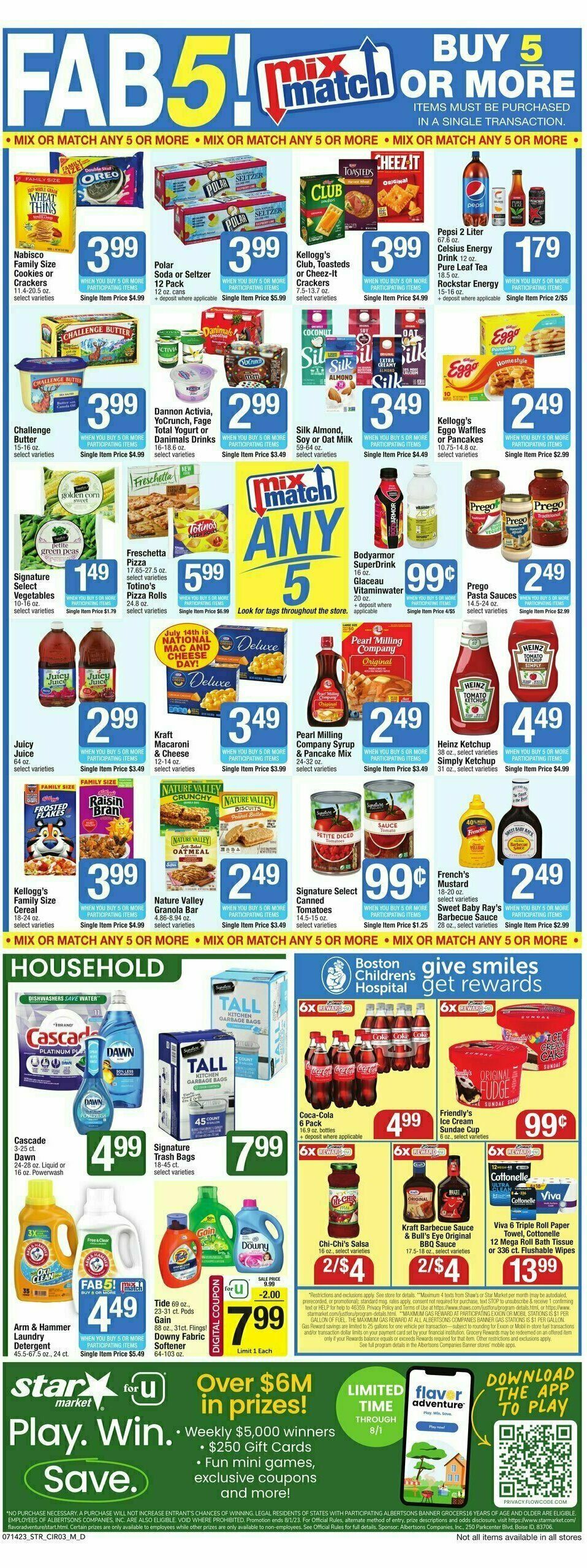 Star Market Weekly Ad from July 14