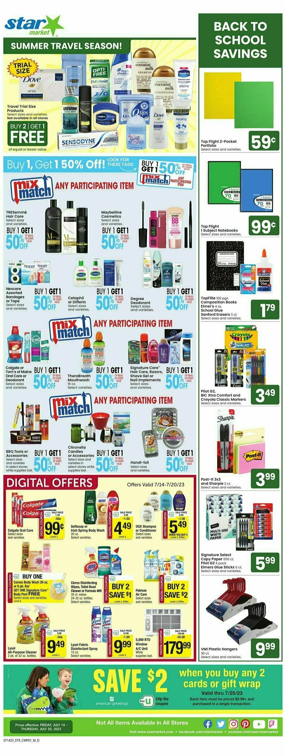 Star Market Weekly Ad from July 14