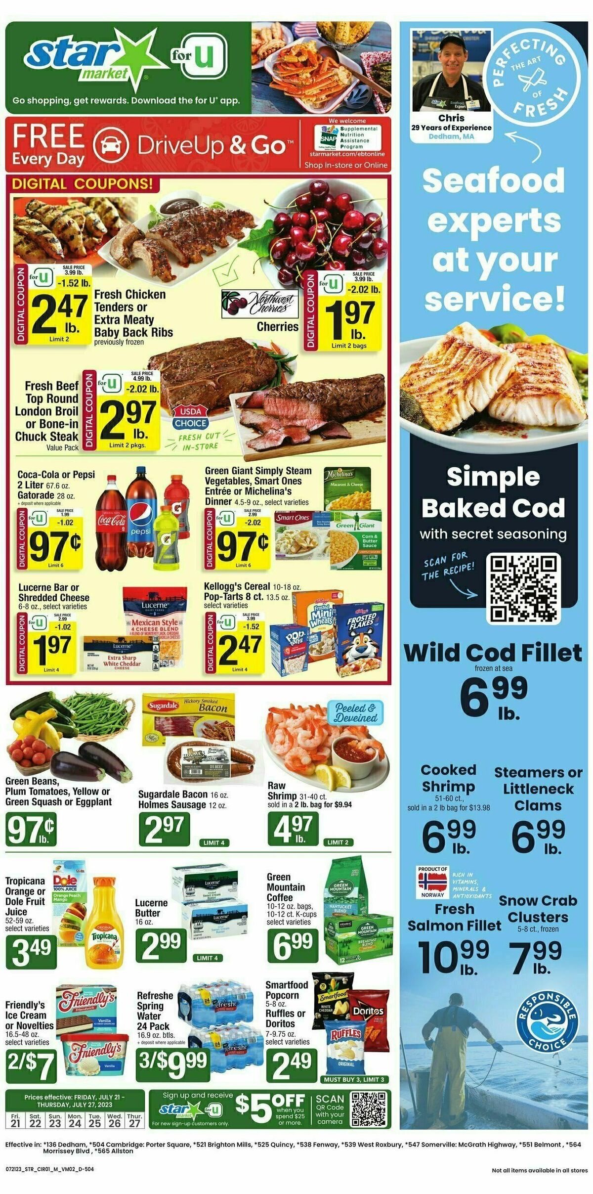 Star Market Weekly Ad from July 21