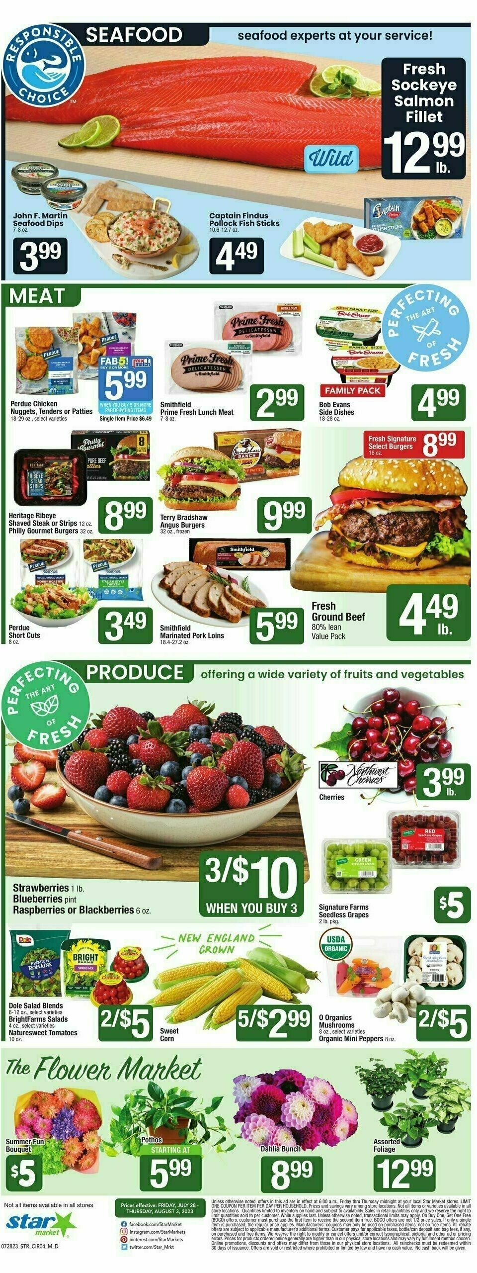 Star Market Weekly Ad from July 28
