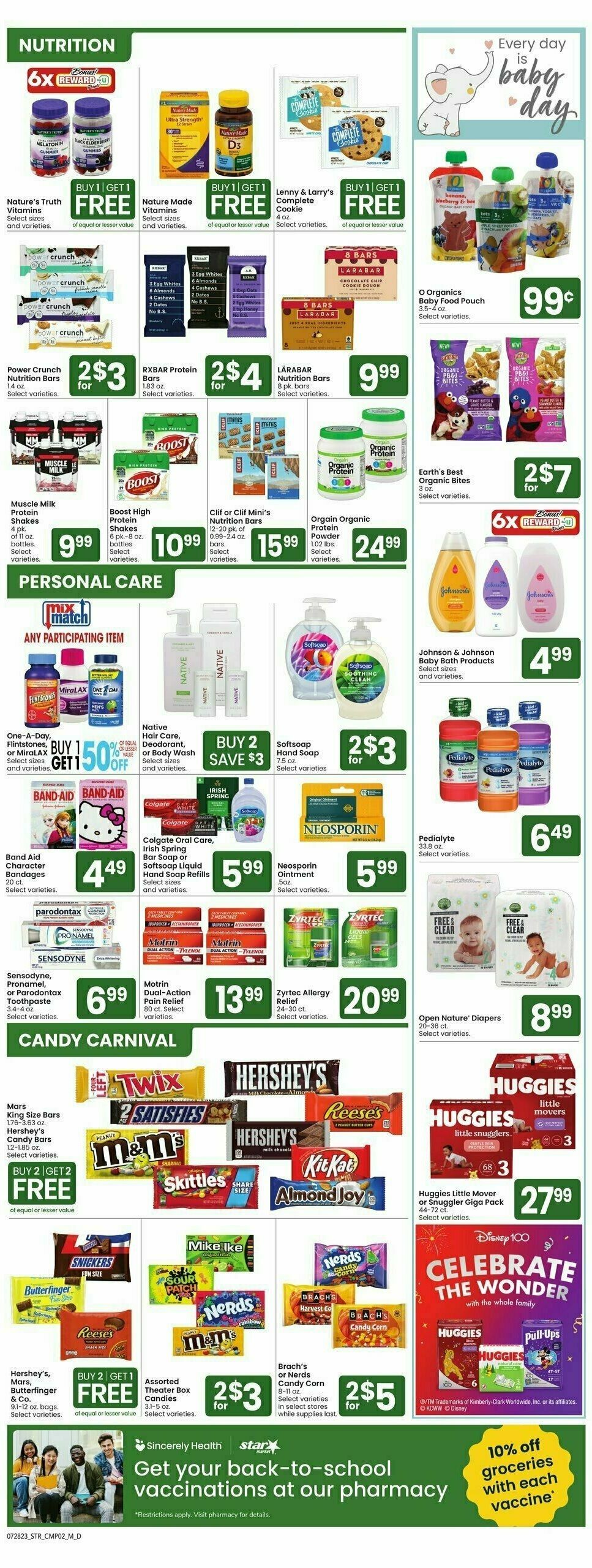 Star Market Weekly Ad from July 28