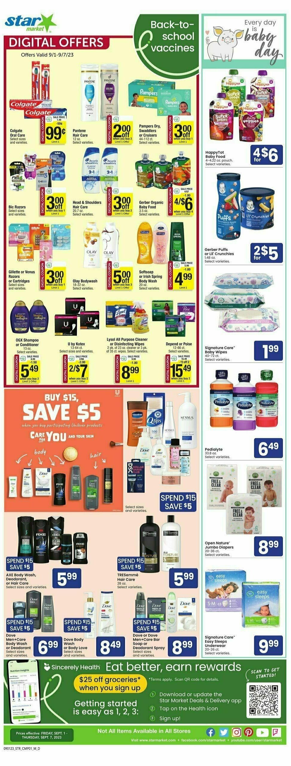 Star Market Weekly Ad from September 1