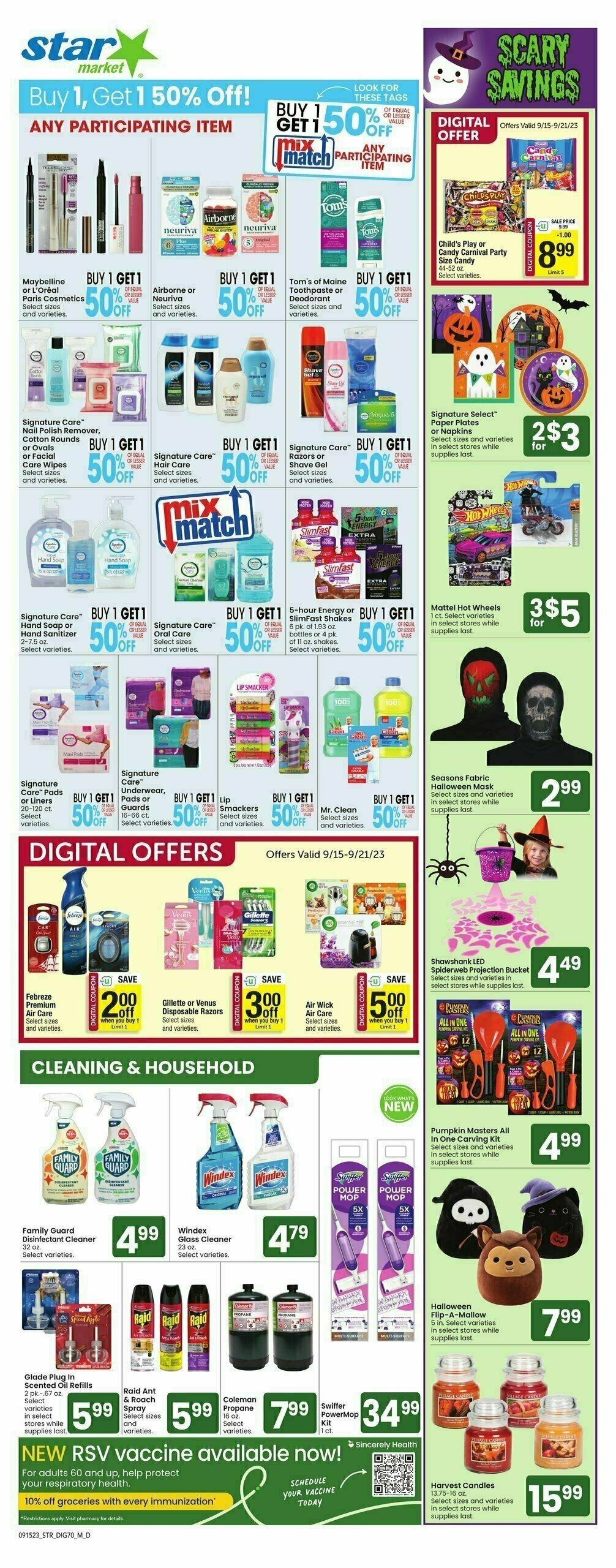 Star Market Additional Savings Weekly Ad from September 15