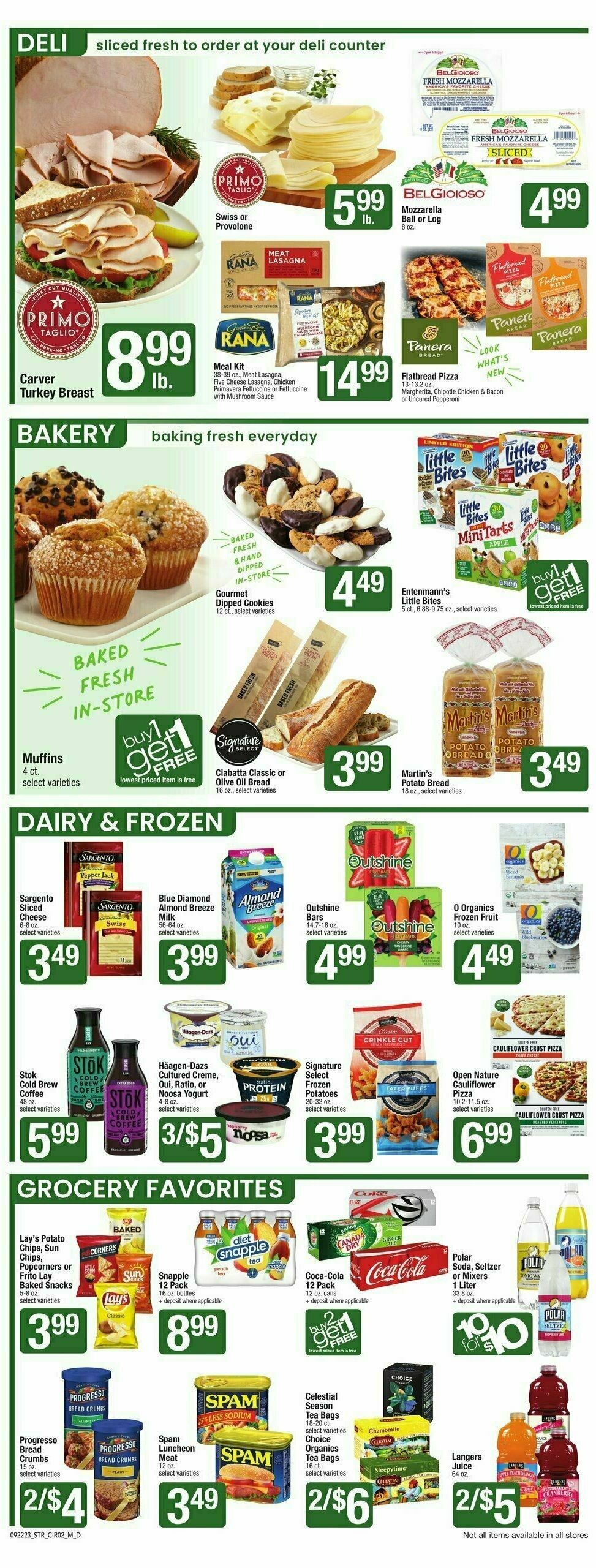 Star Market Weekly Ad from September 22