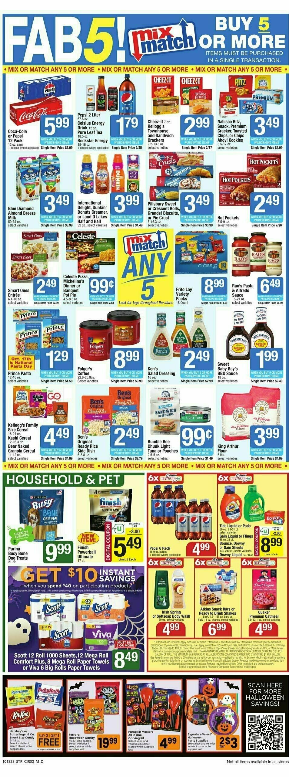 Star Market Weekly Ad from October 13