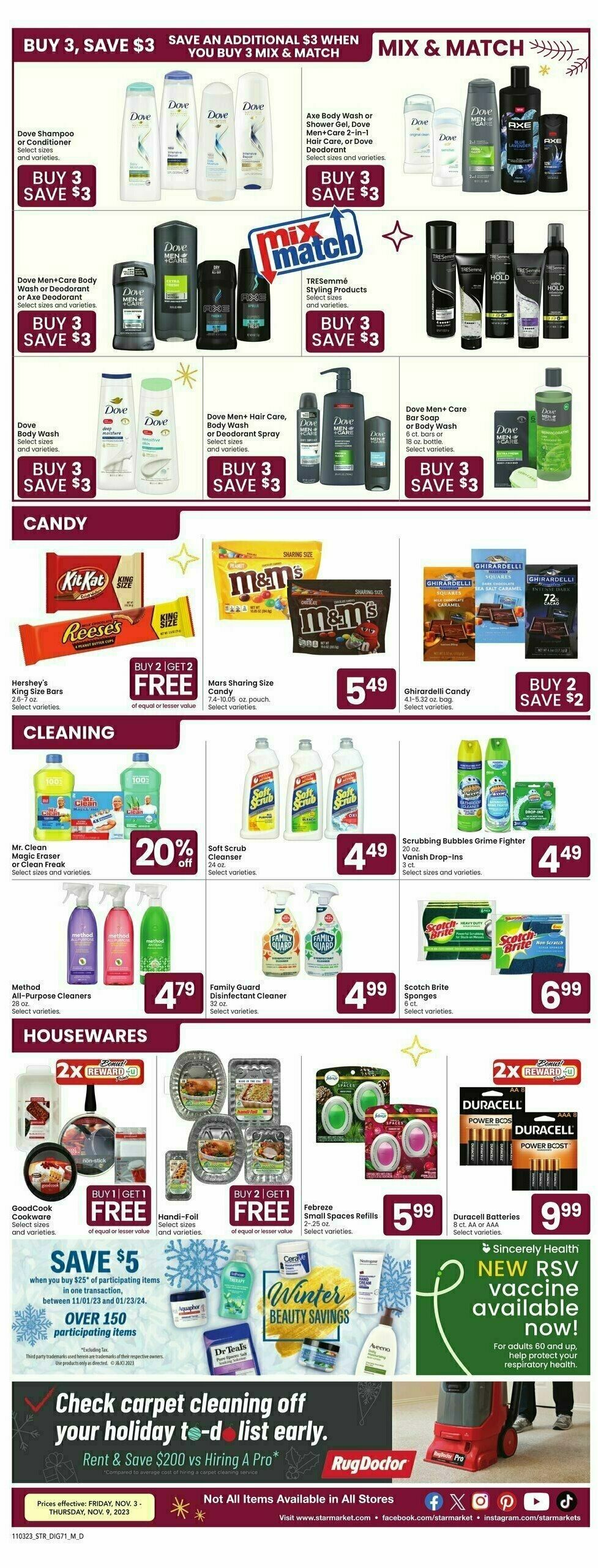 Star Market Weekly Ad from November 3