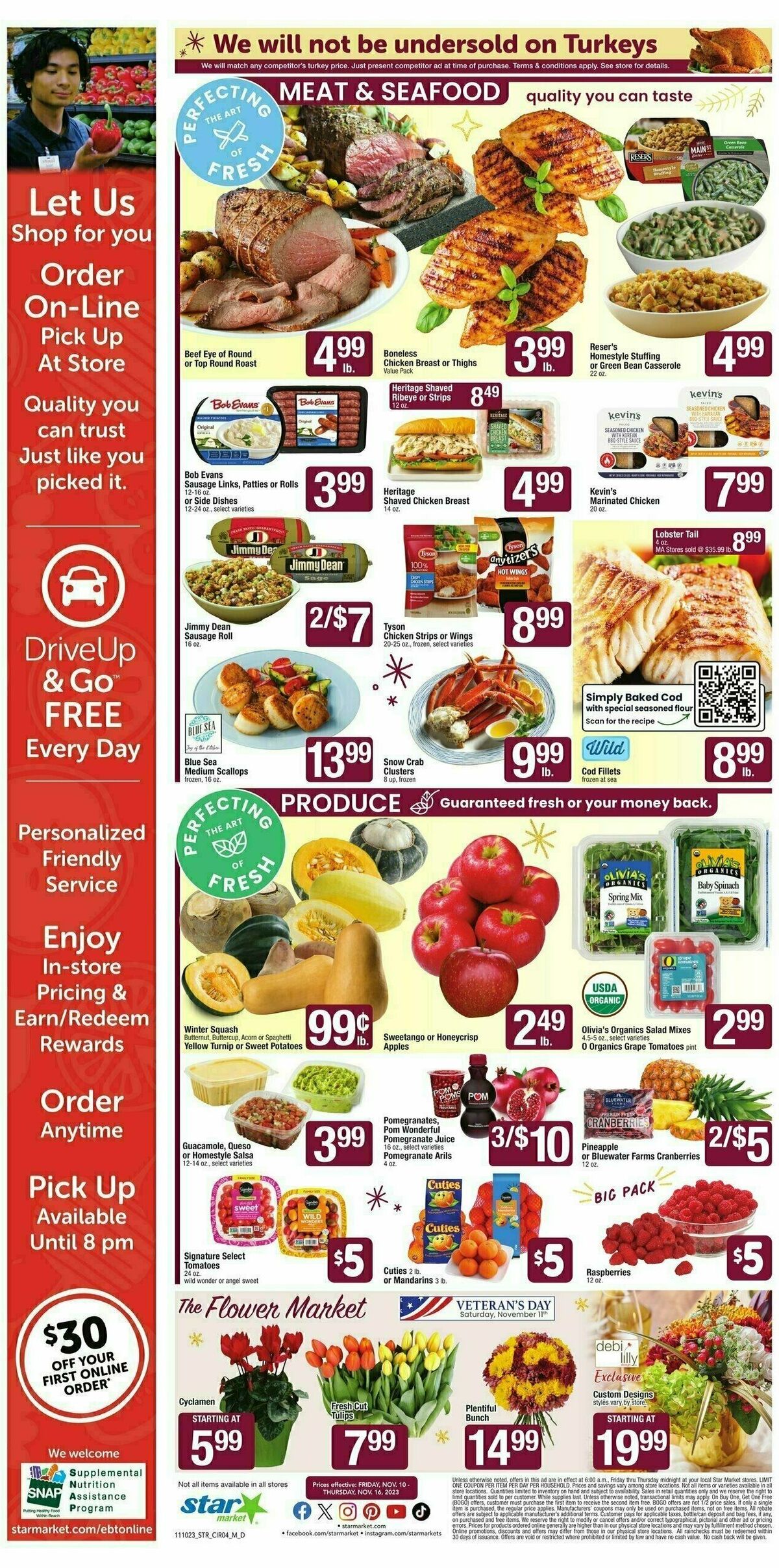 Star Market Weekly Ad from November 10