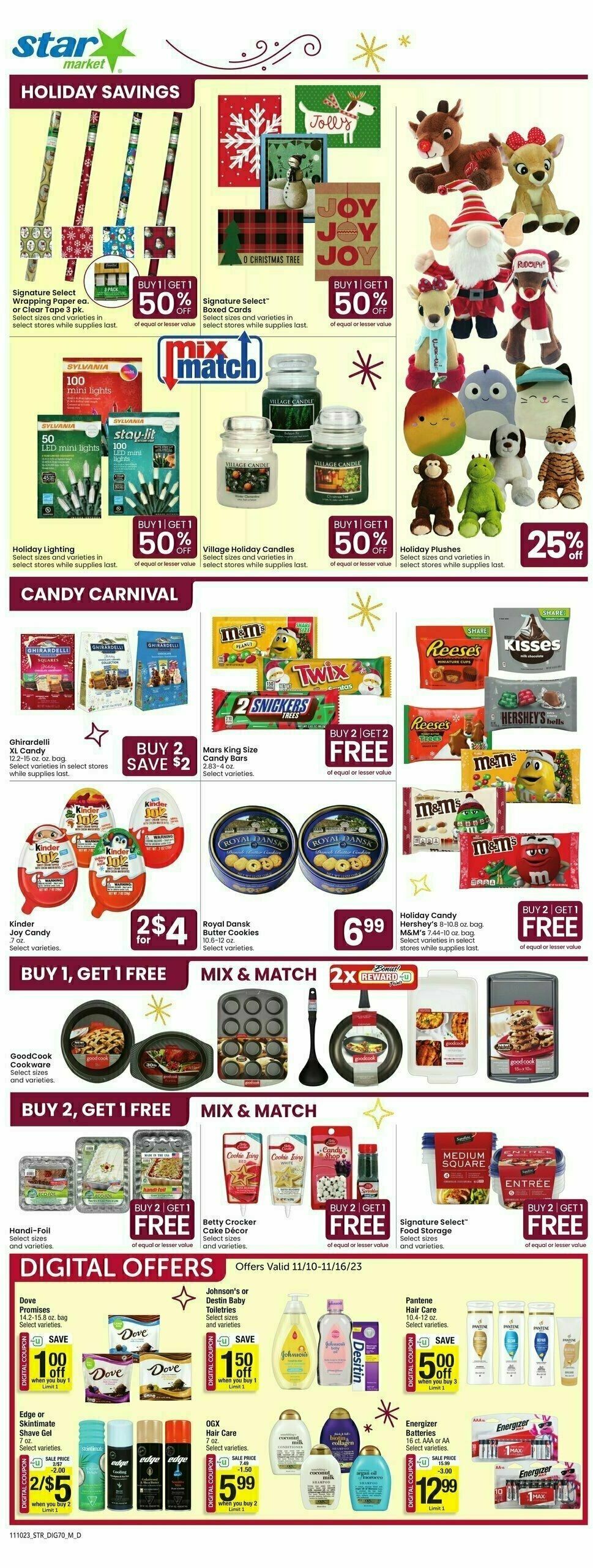 Star Market Weekly Ad from November 10