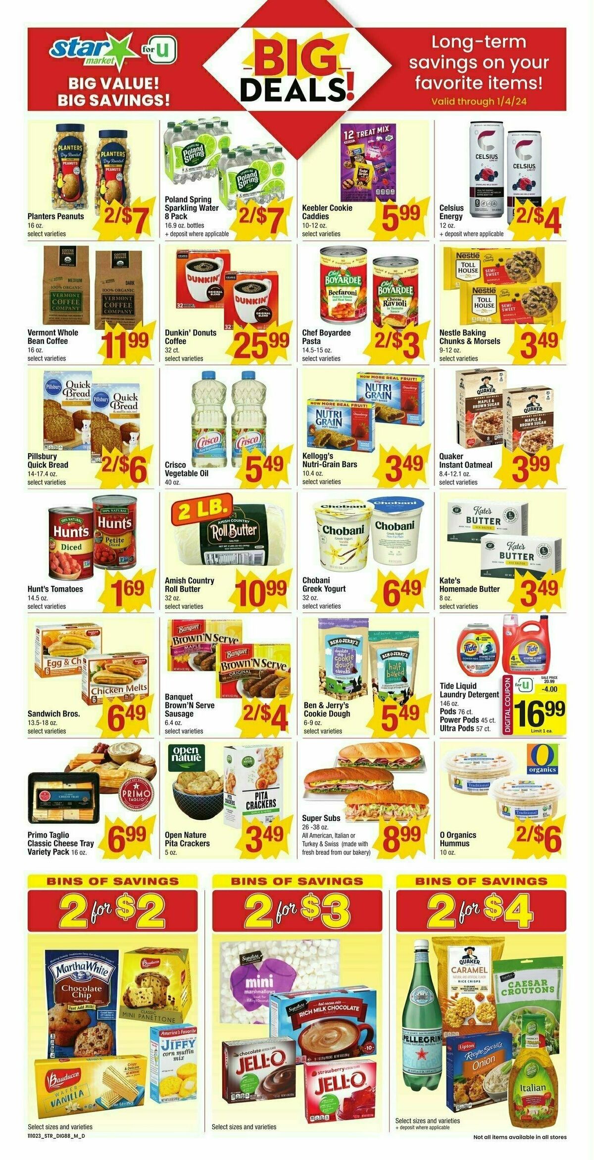 Star Market Additional Savings Weekly Ad from November 10