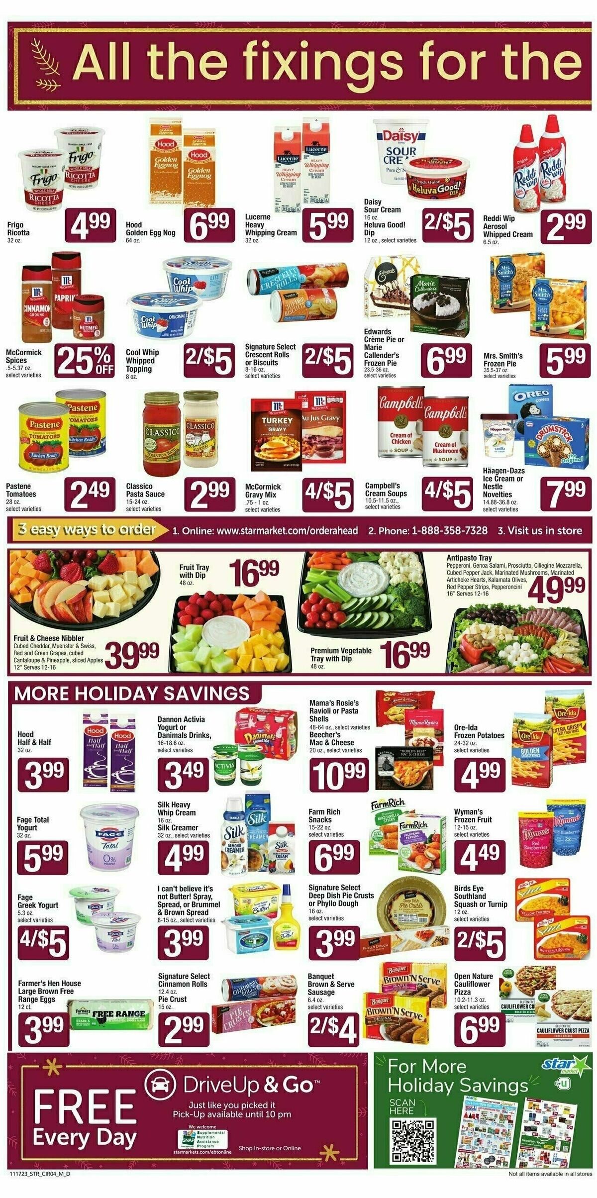 Star Market Weekly Ad from November 17