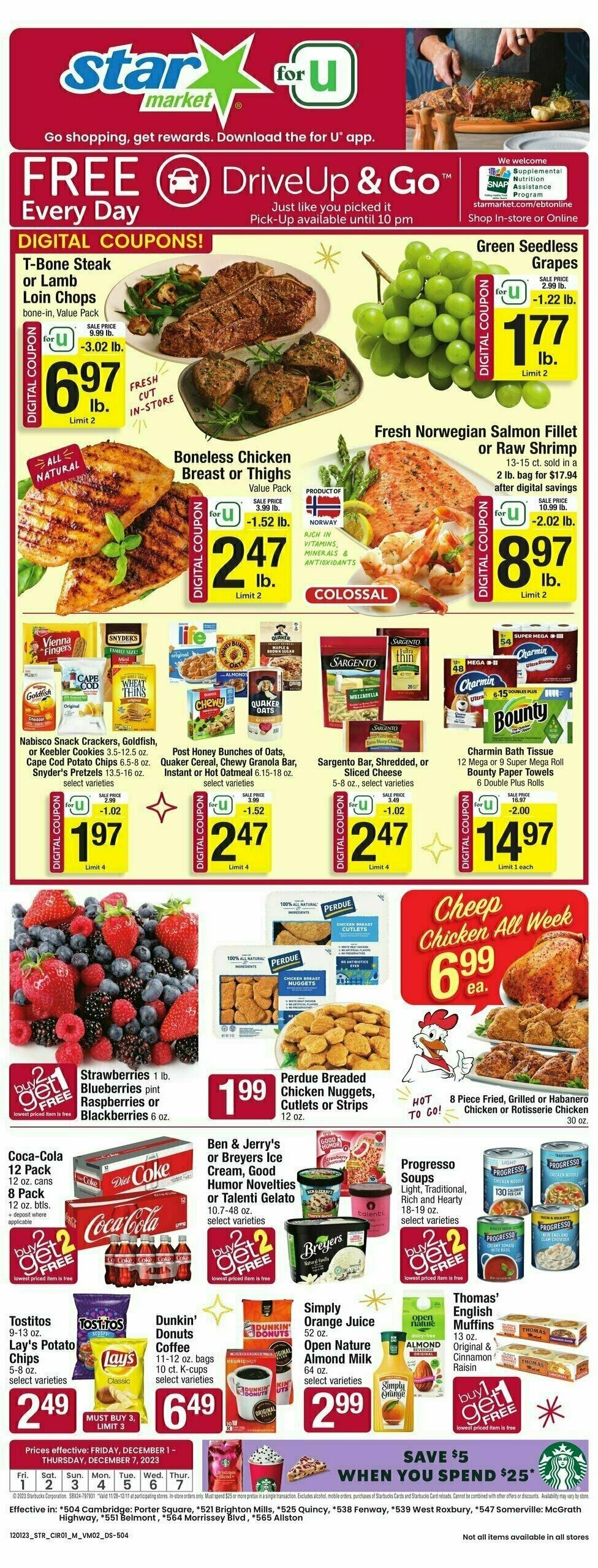 Star Market Weekly Ad Weekly Ad from December 1