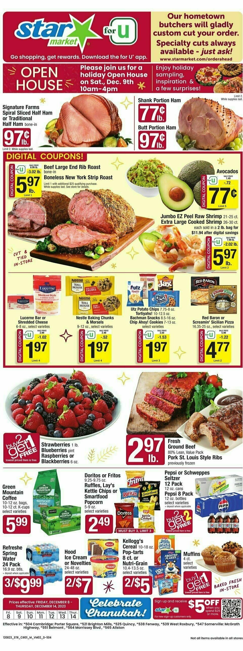 Star Market Weekly Ad from December 8