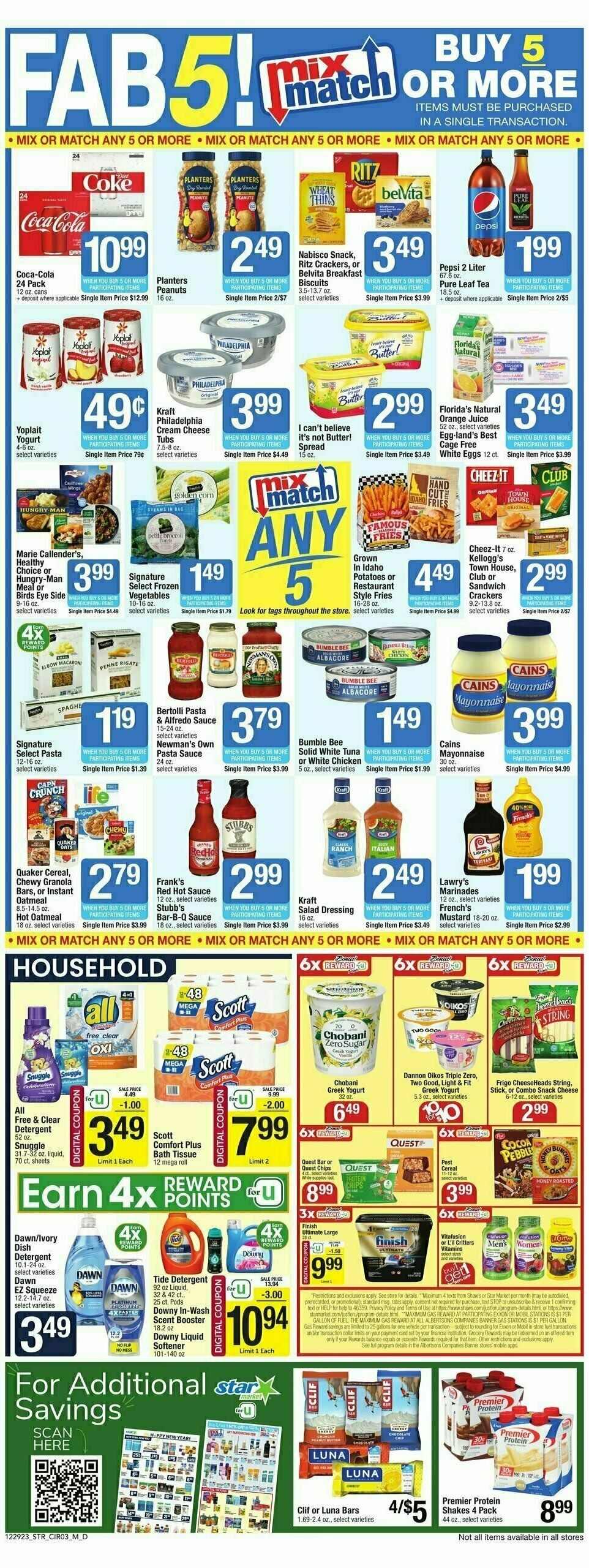 Star Market Weekly Ad from December 29