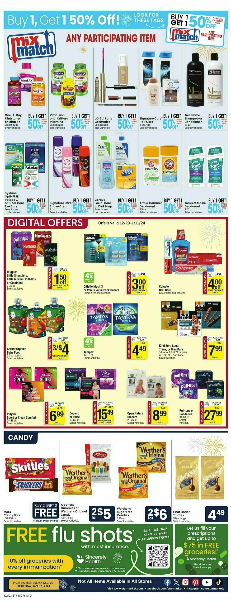 Star Market Weekly Ad from December 29