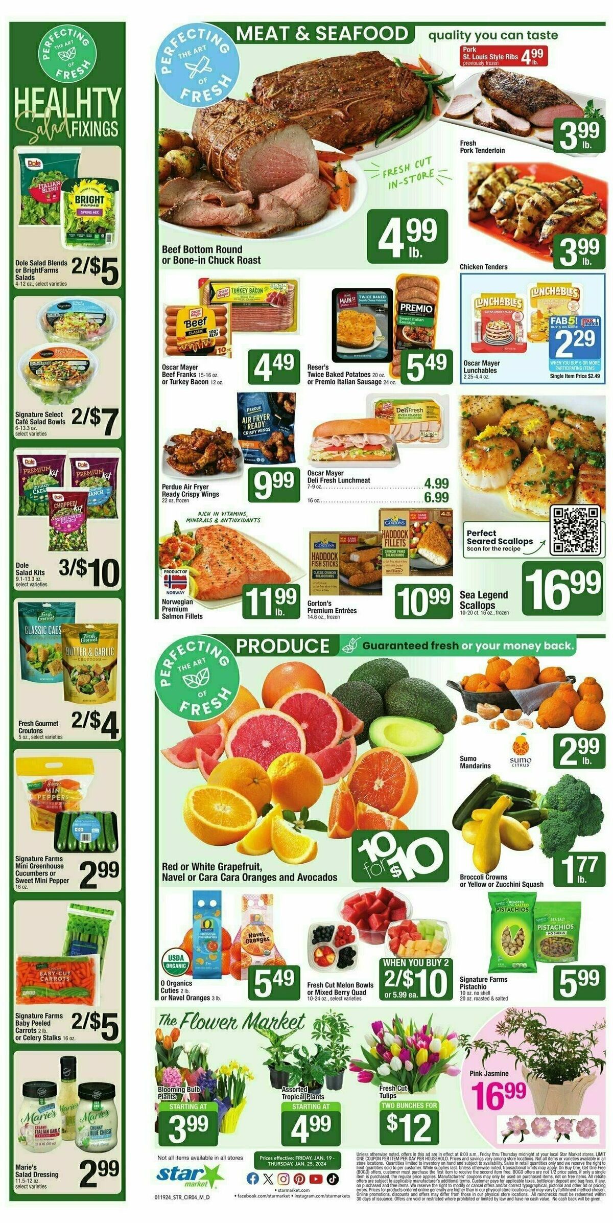 Star Market Weekly Ad from January 19