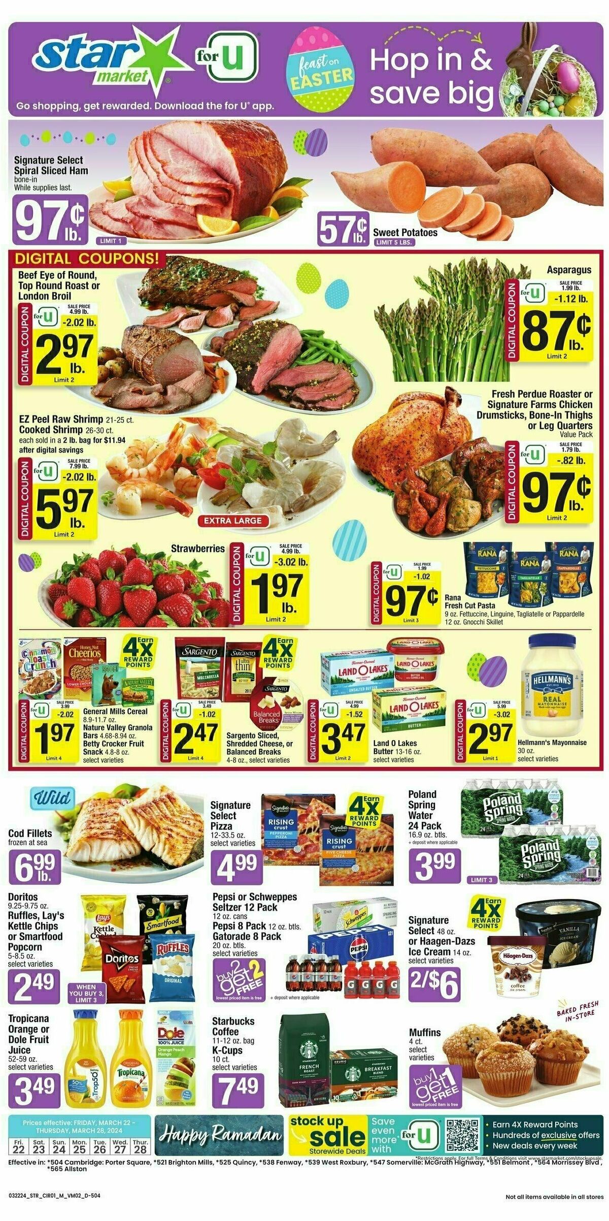 Star Market Weekly Ad from March 22